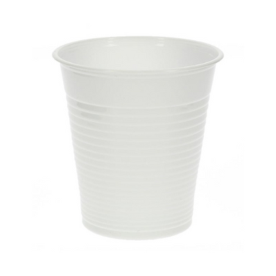 Bicchiere plastica cc. 200 Bianco