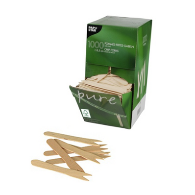 Forchettine Legno a 2 punte