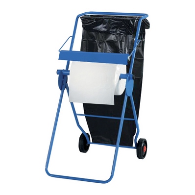 Carrello porta rotolo e sacco immondizie