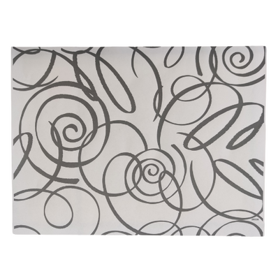 Tovagliette 33x44  Boccoli bordeaux /antracite