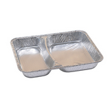 Vaschette Stagnola 2 scomparti