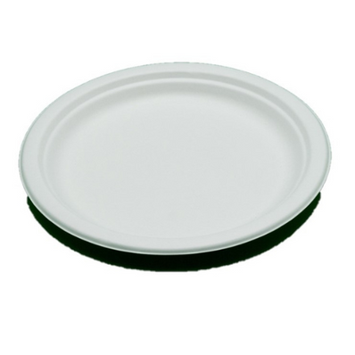 Piatto piano rotondo   Biodegradabile