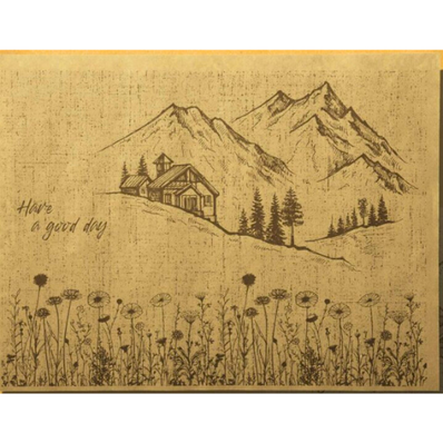 Tovagliette 30x40 Baita carta paglia